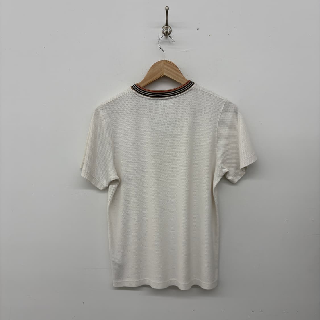 버버리 로고 포켓 반팔 티셔츠 화이트 여s 상품이미지4