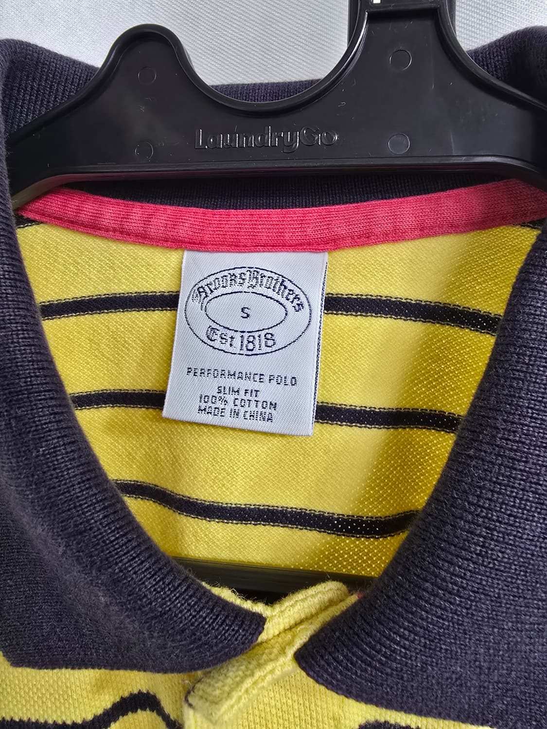 브룩스브라더스 옐로우 스트라이프 반팔 폴로티 (1743) 상품이미지3