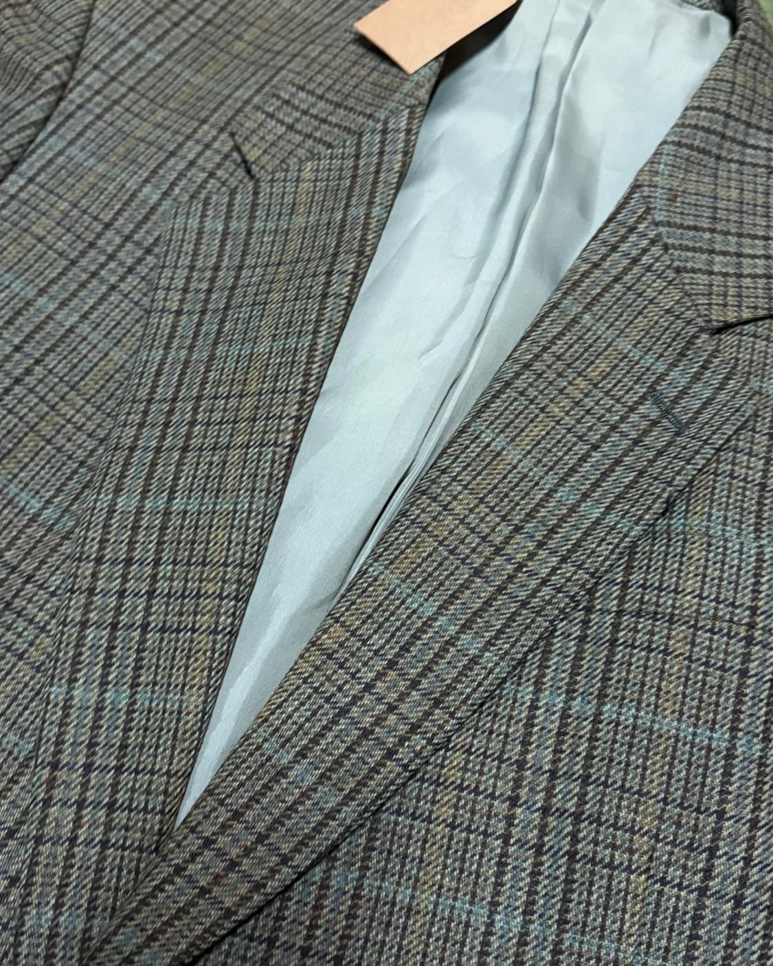 Dossy 코튼 블랜드 체크 테일러드 자켓 L 상품이미지2