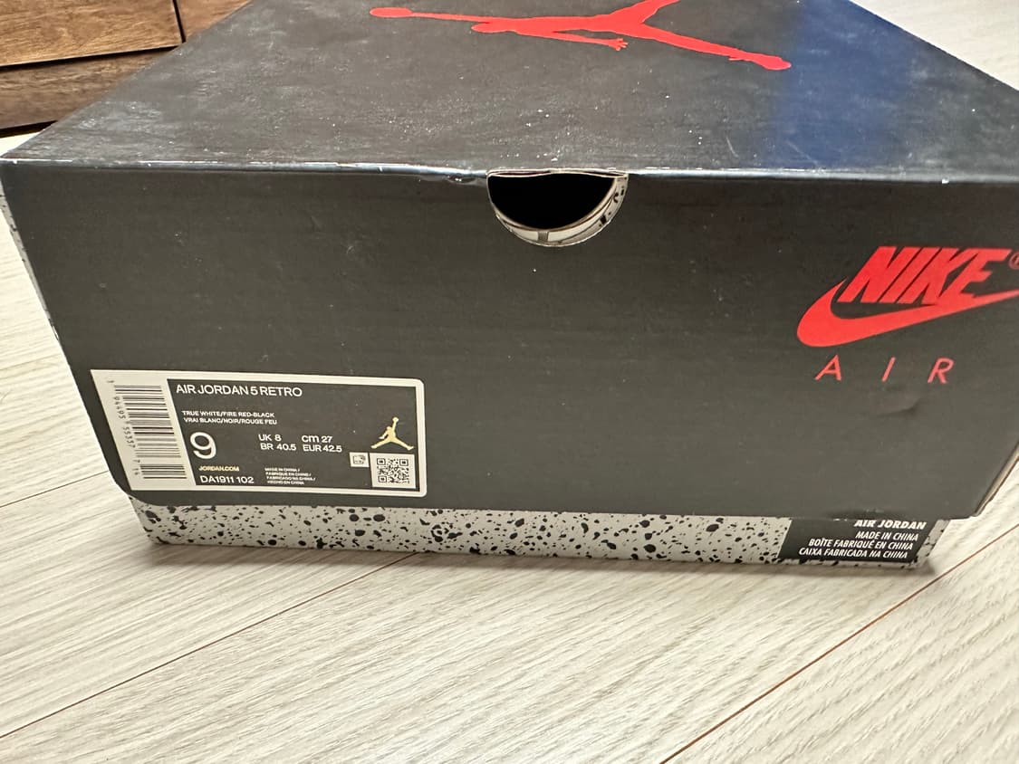 (270) 조던5 레트로 파이어레드 실버텅 상품이미지4