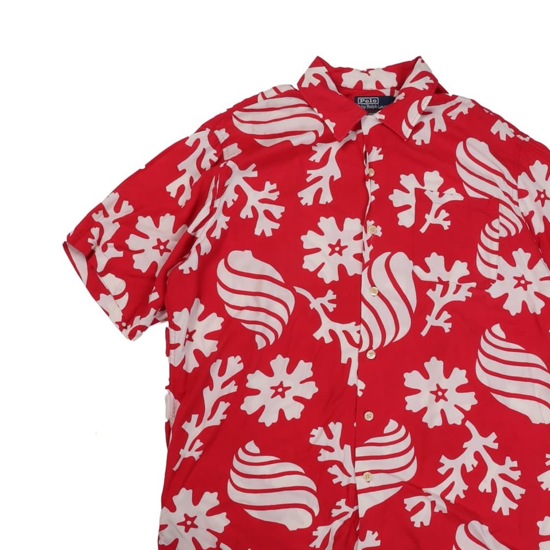 90’s USA Polo  Adams Floral Half Shirt  상품이미지2