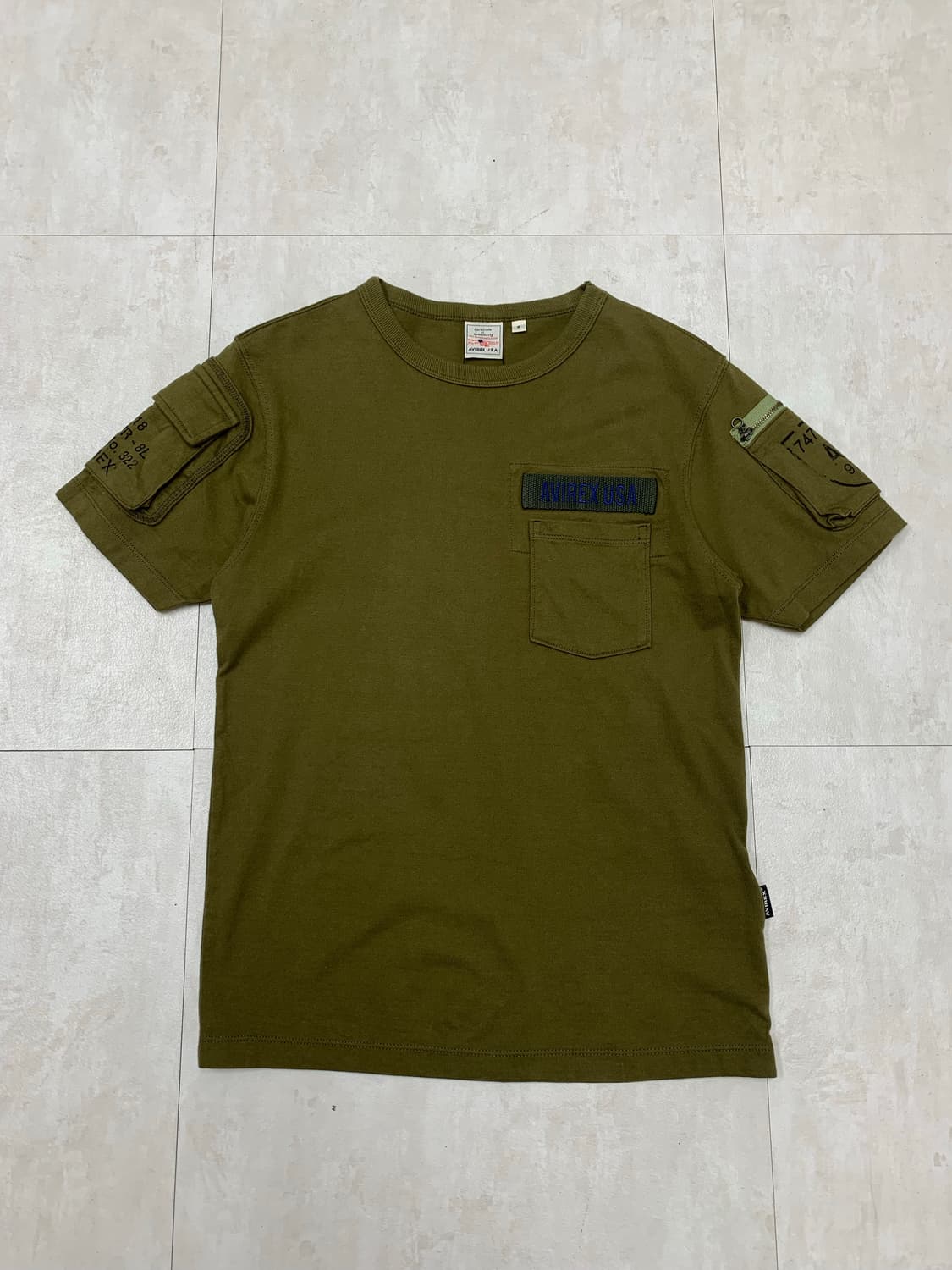 아비렉스 밀리터리 반팔티 #466 상품이미지1