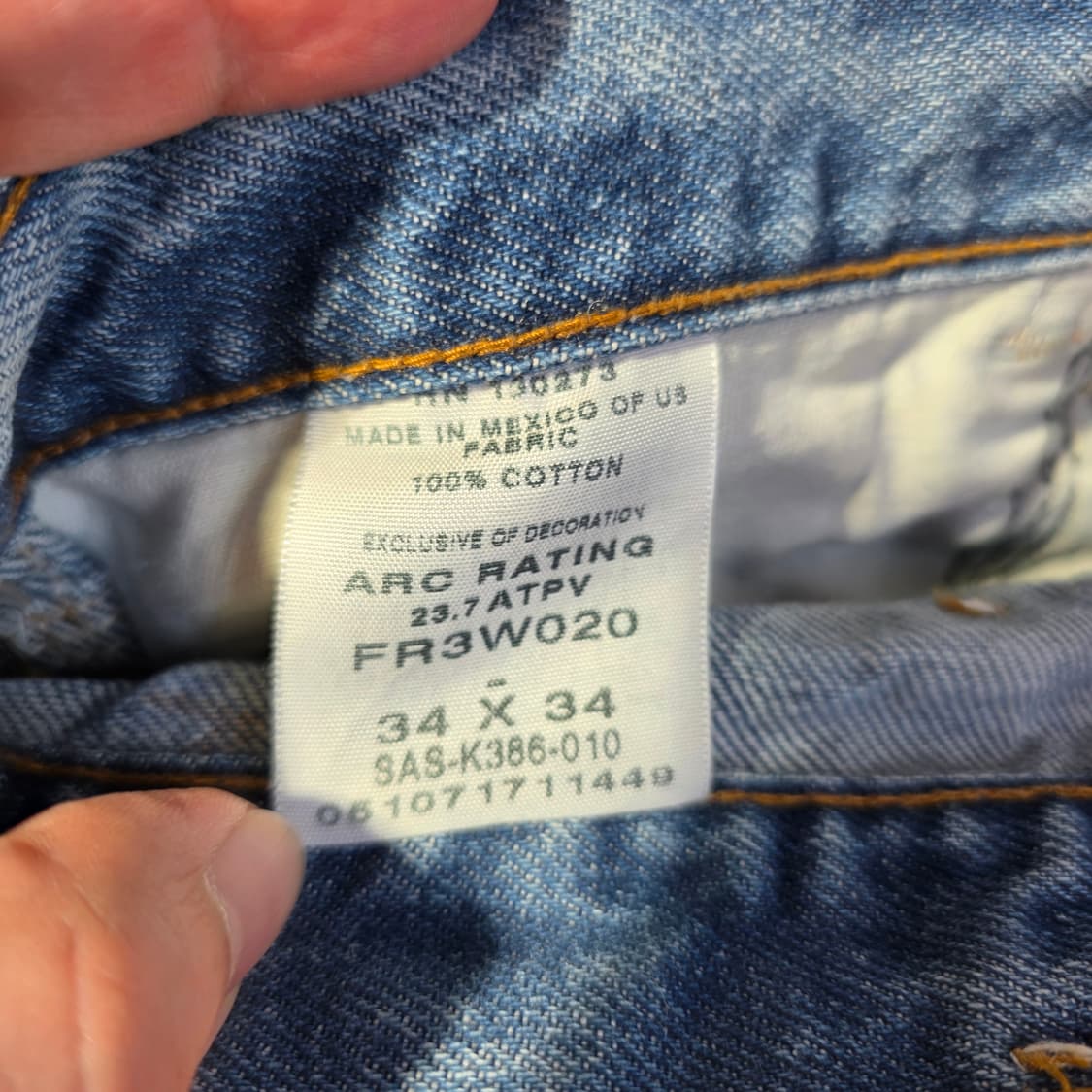 [34X34]랭글러 RIGGS워크웨어 카펜터 데님 숏츠 상품이미지3