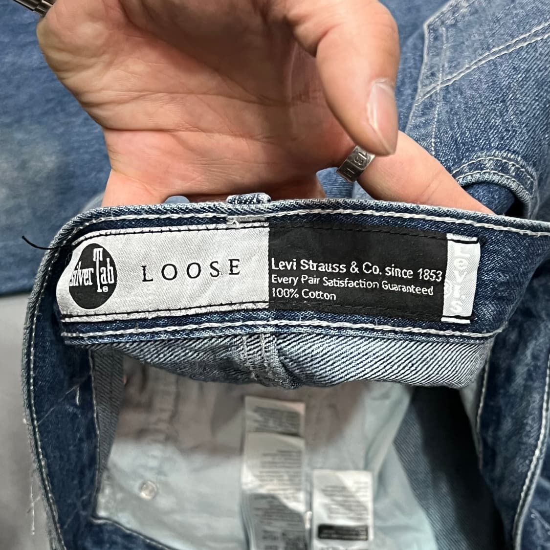  리바이스 실버탭 루즈핏 데님팬츠 y14423 상품이미지8