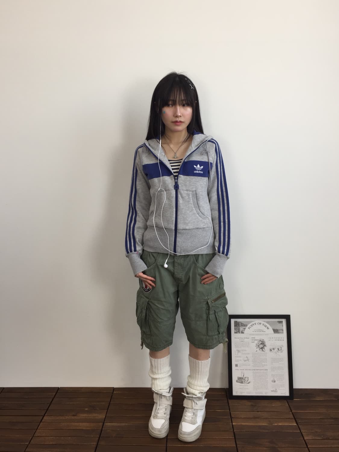 Adidas Big Trefoil Zip-Up Hoodie 상품이미지1