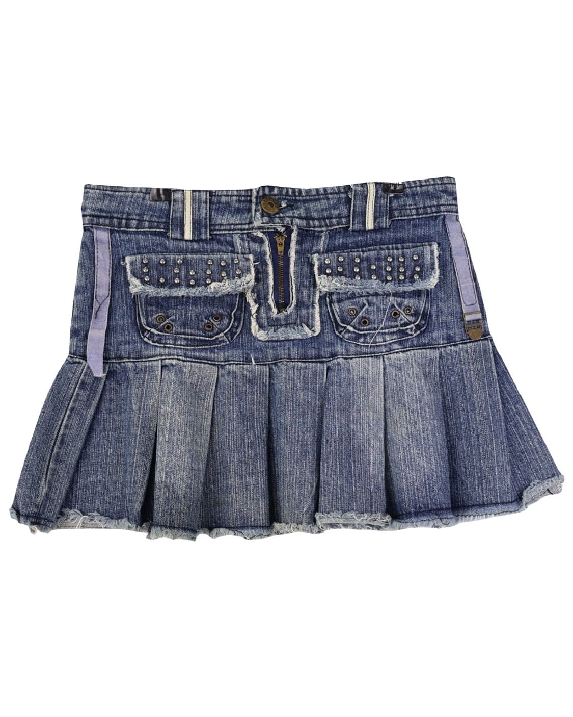 angus Y2k Denim Detail Mini Skirts 상품이미지6