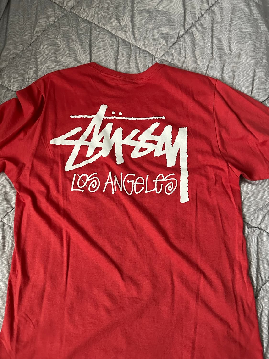 STUSSY Los Angeles 레드 반팔 M 상품이미지2