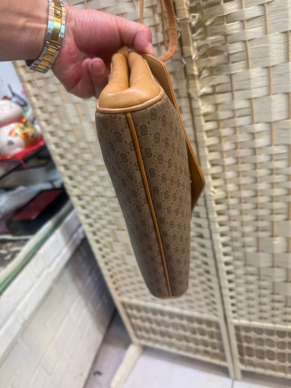 정품 구찌 빈티지 삼선 크로스백 팝니다 상품이미지6