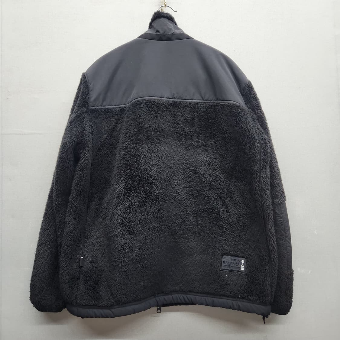 뉴발란스 로고 후리스 투웨이 스트링 집업 L 상품이미지3