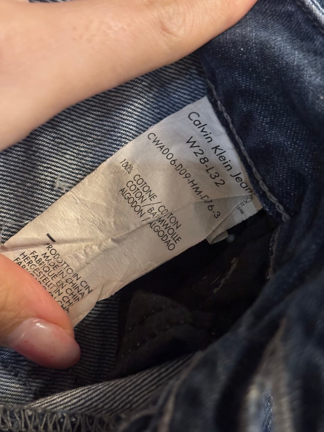 캘빔클라인진데님팬츠 w28 L32 상품이미지5