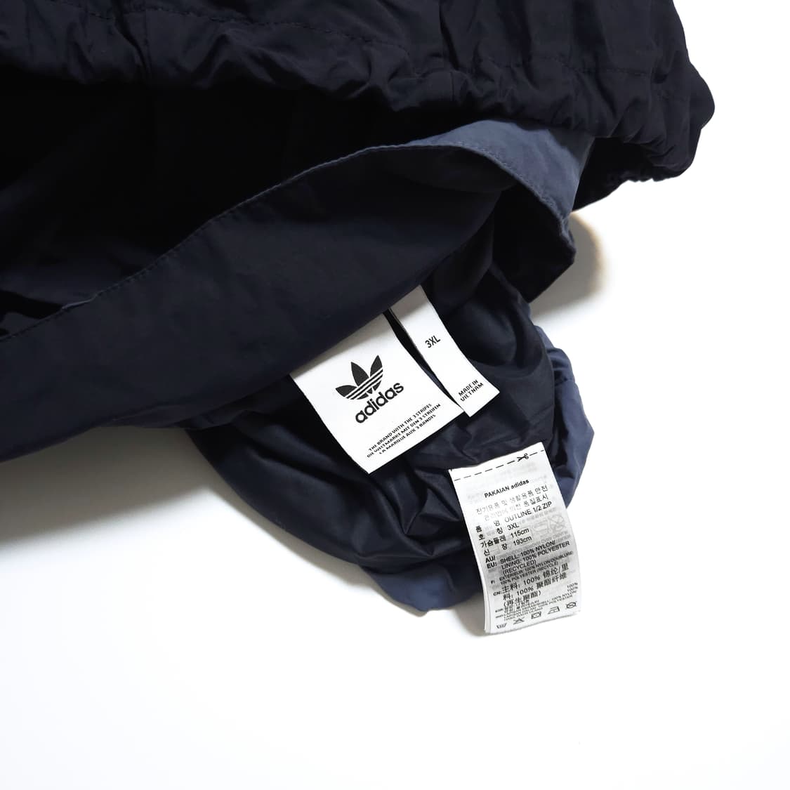아디다스 OG 하프집 아노락 바람막이 네이비 상품이미지6