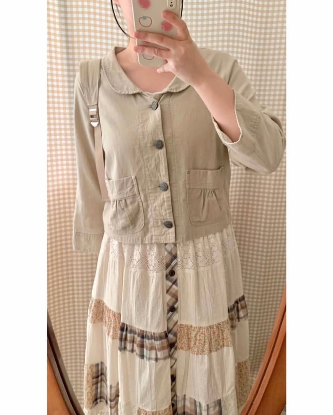 둥근카라 린넨 자켓 상품이미지2