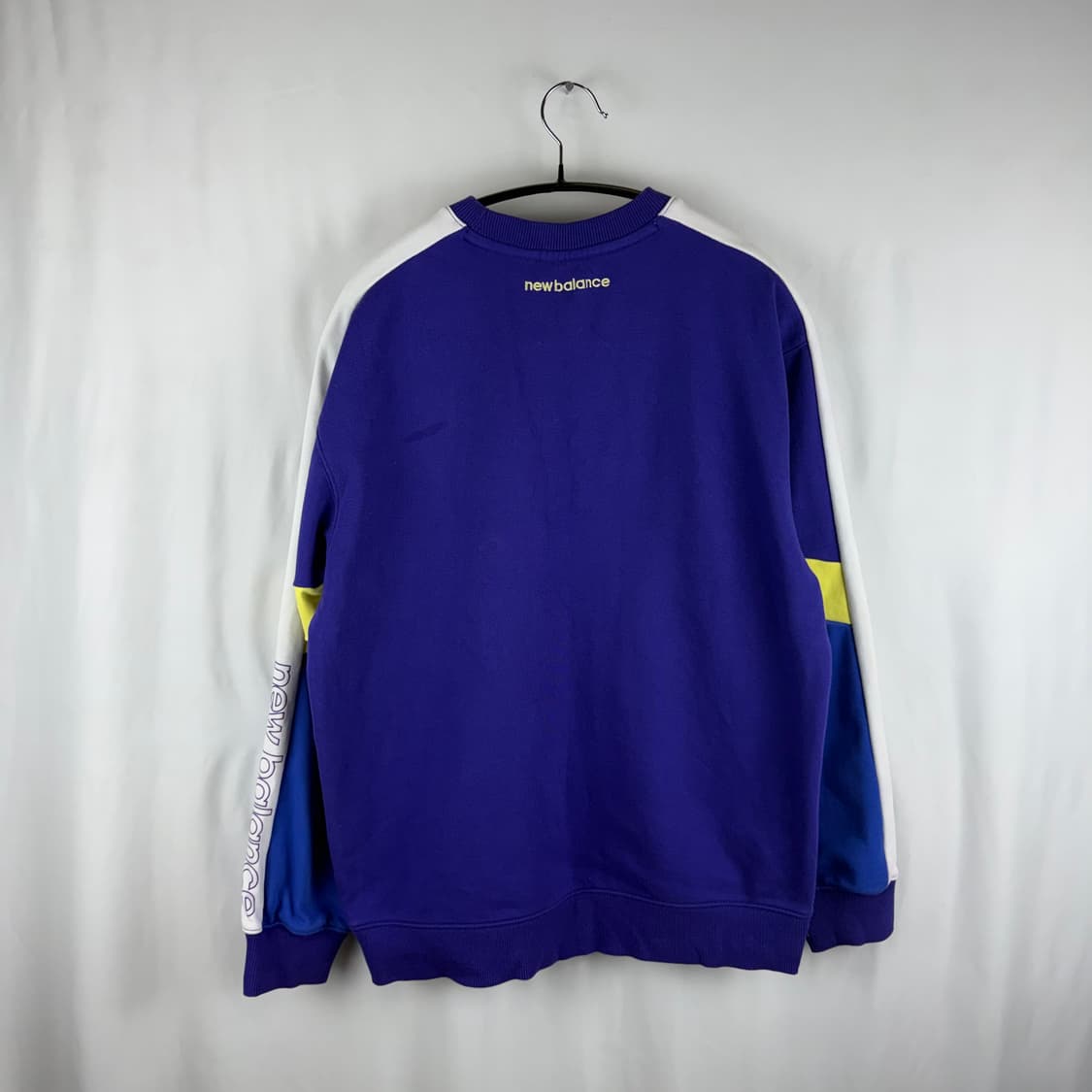 S) 뉴발란스 배색 맨투맨 퍼플 상품이미지6