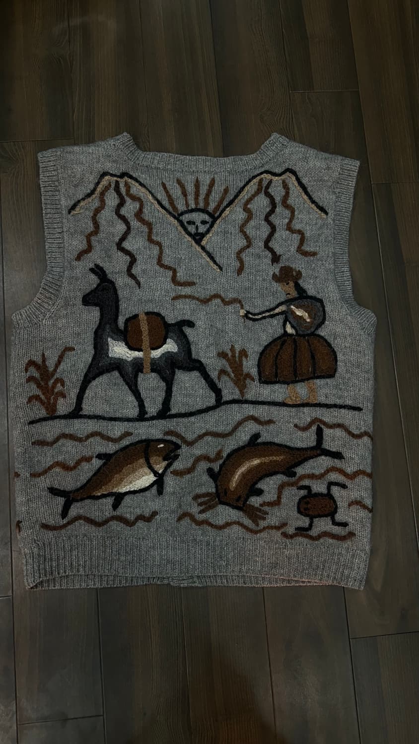 INCATEX 알파카.울조끼 105  상품이미지2