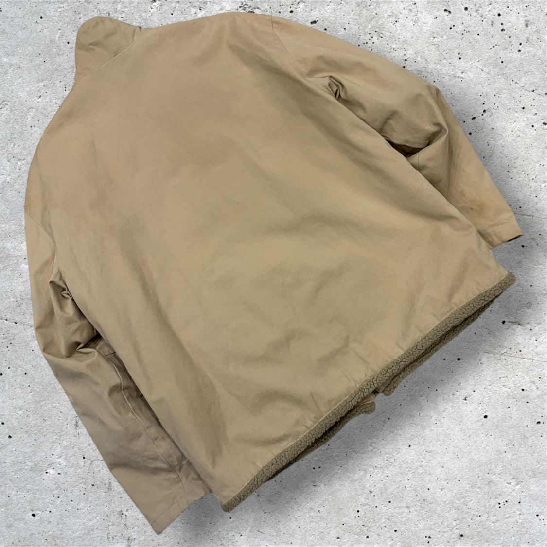 [2XL] 나이키 베이지 누빔 안감 사이드라인 워크 자켓 D542 상품이미지2