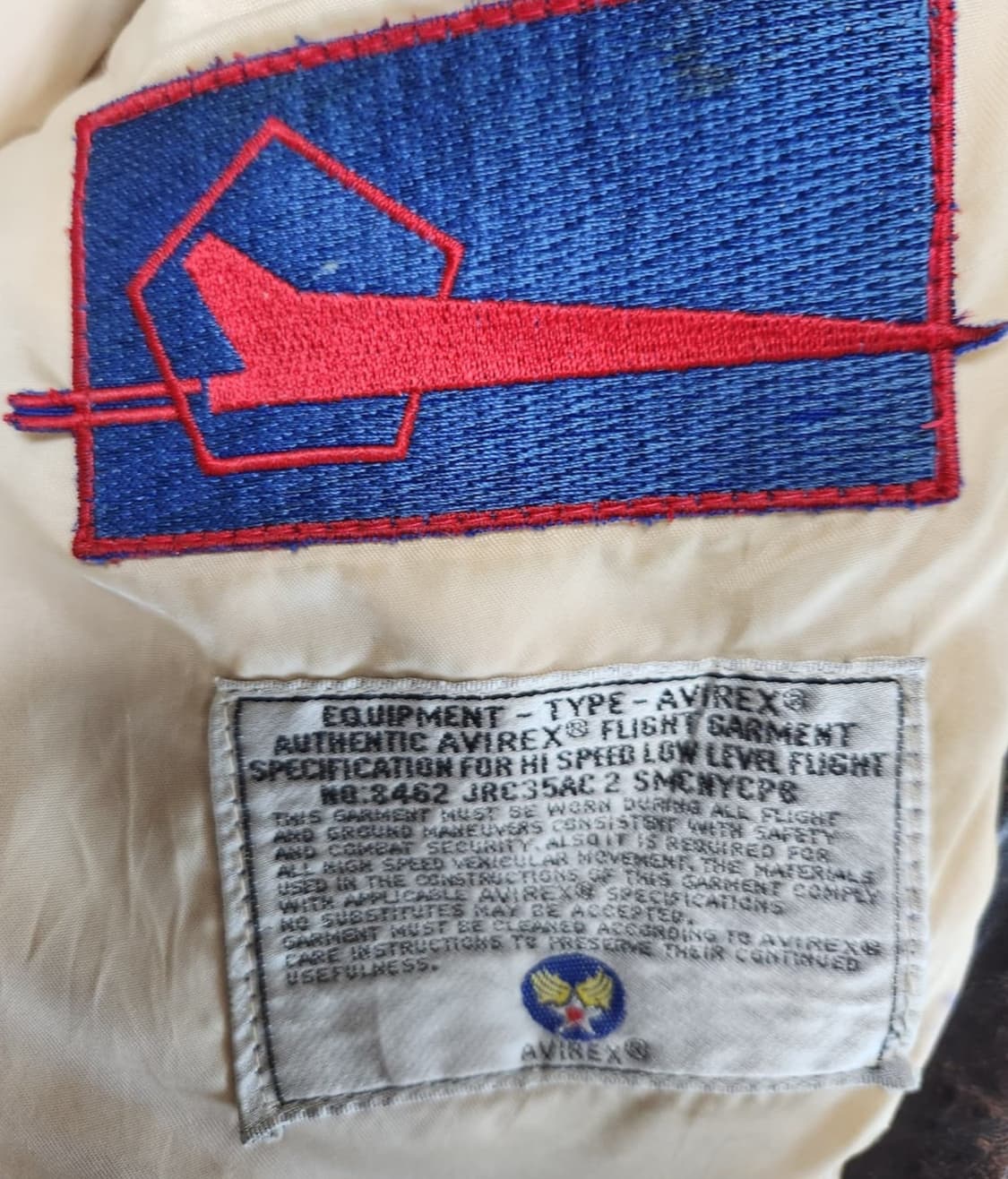 아비렉스 G-1 플라이트 자켓 상품이미지5