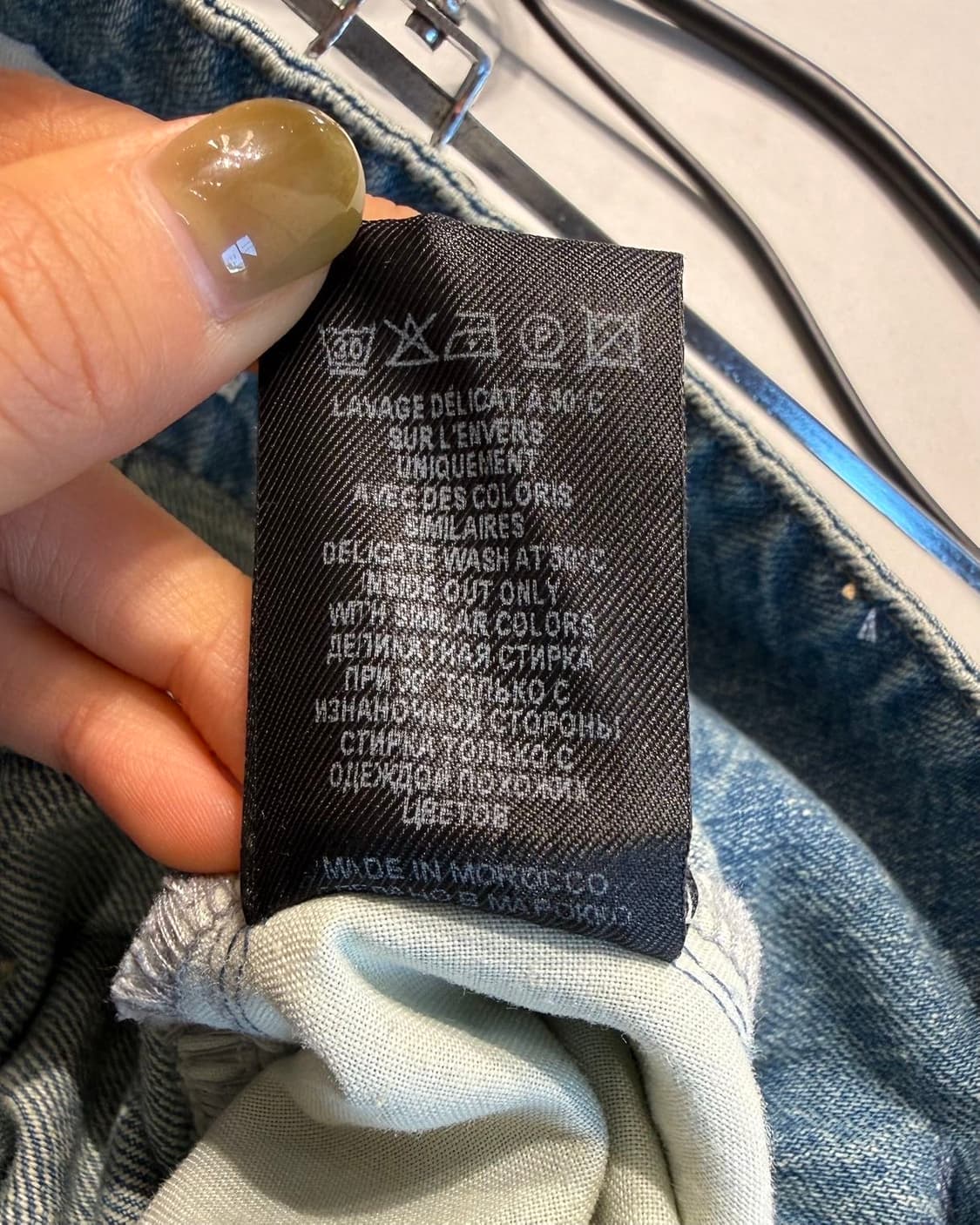 이자벨마랑 데님 하이라이즈 벨티드 팬츠  상품이미지8