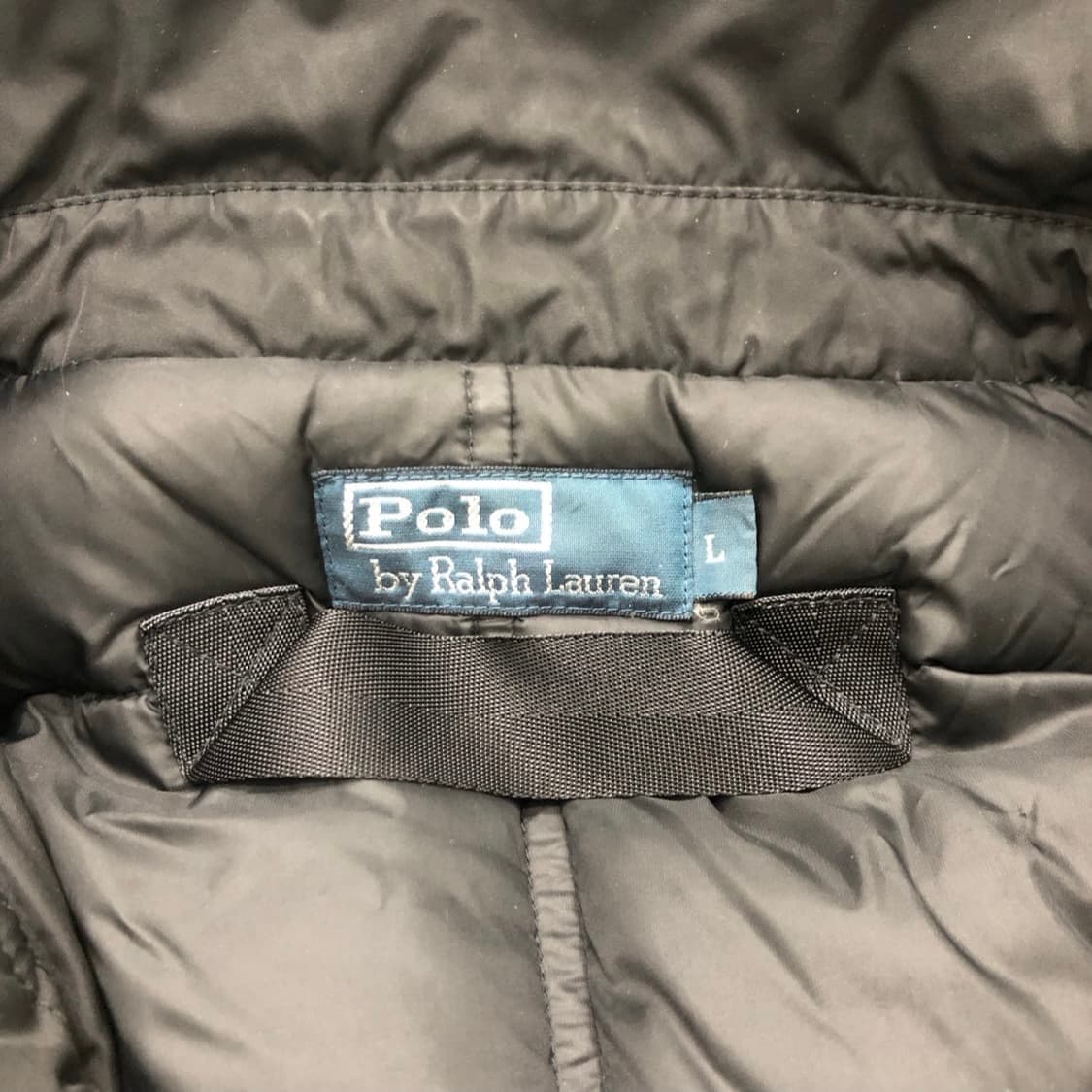폴로 랄프로렌 NB3 덕다운 파카 L 밀리터리 피쉬테일 점퍼 블랙 상품이미지6