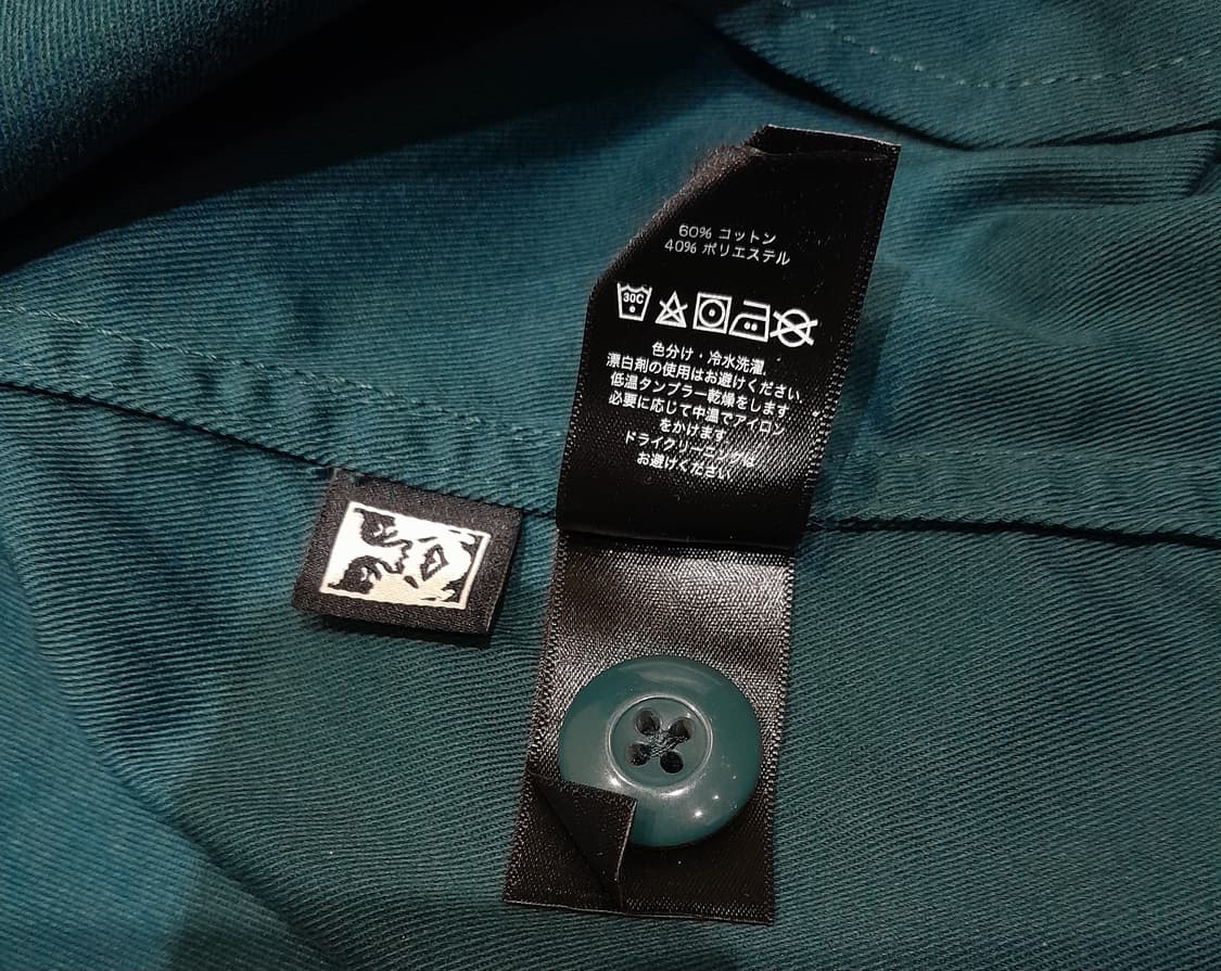 💥오베이 워크 셔츠자켓 그린 (M) 상품이미지9