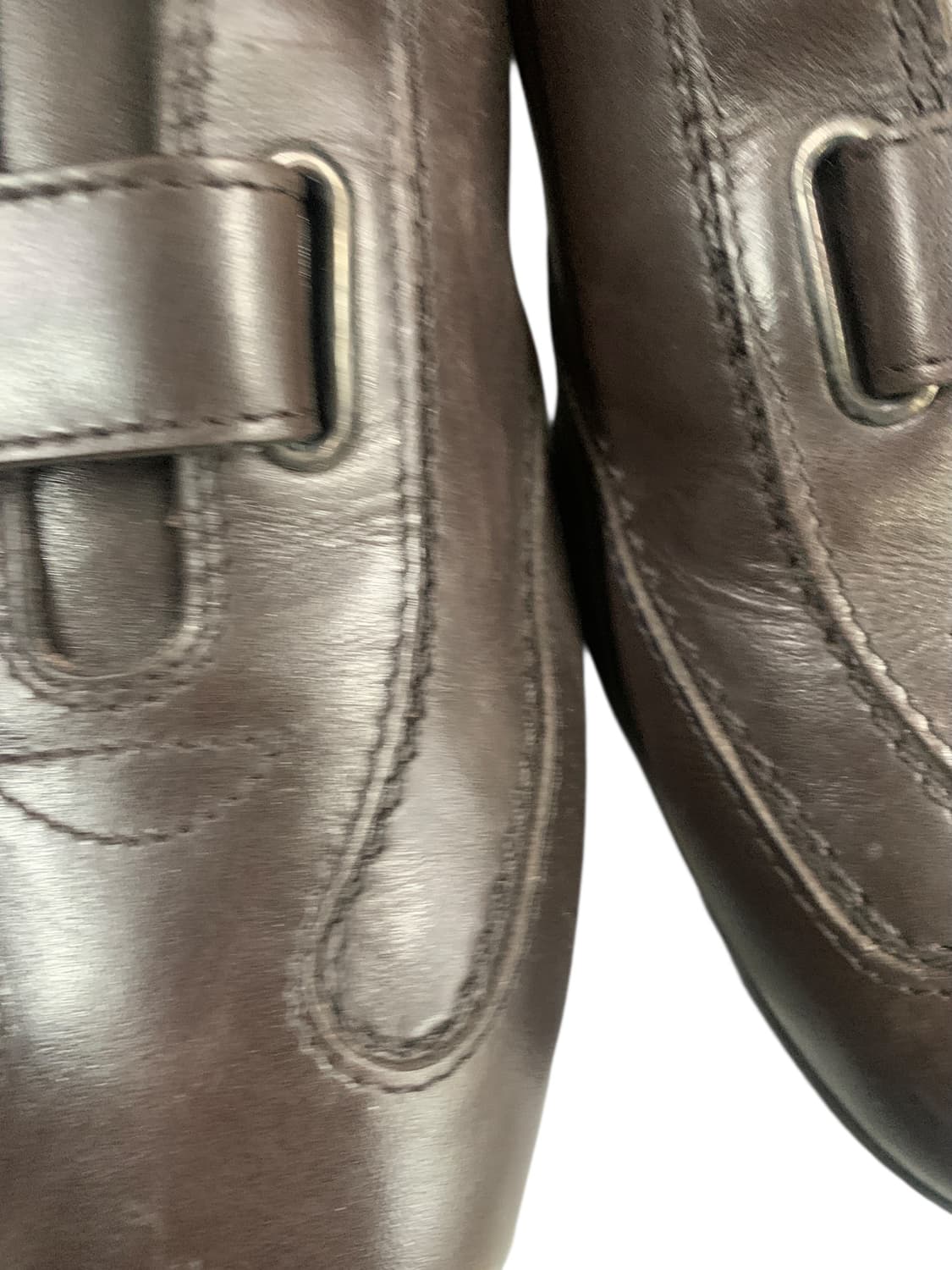 토즈 레더 더블 벨크로 드라이빙 슈즈 브라운 8(270) (gr-3309 상품이미지8