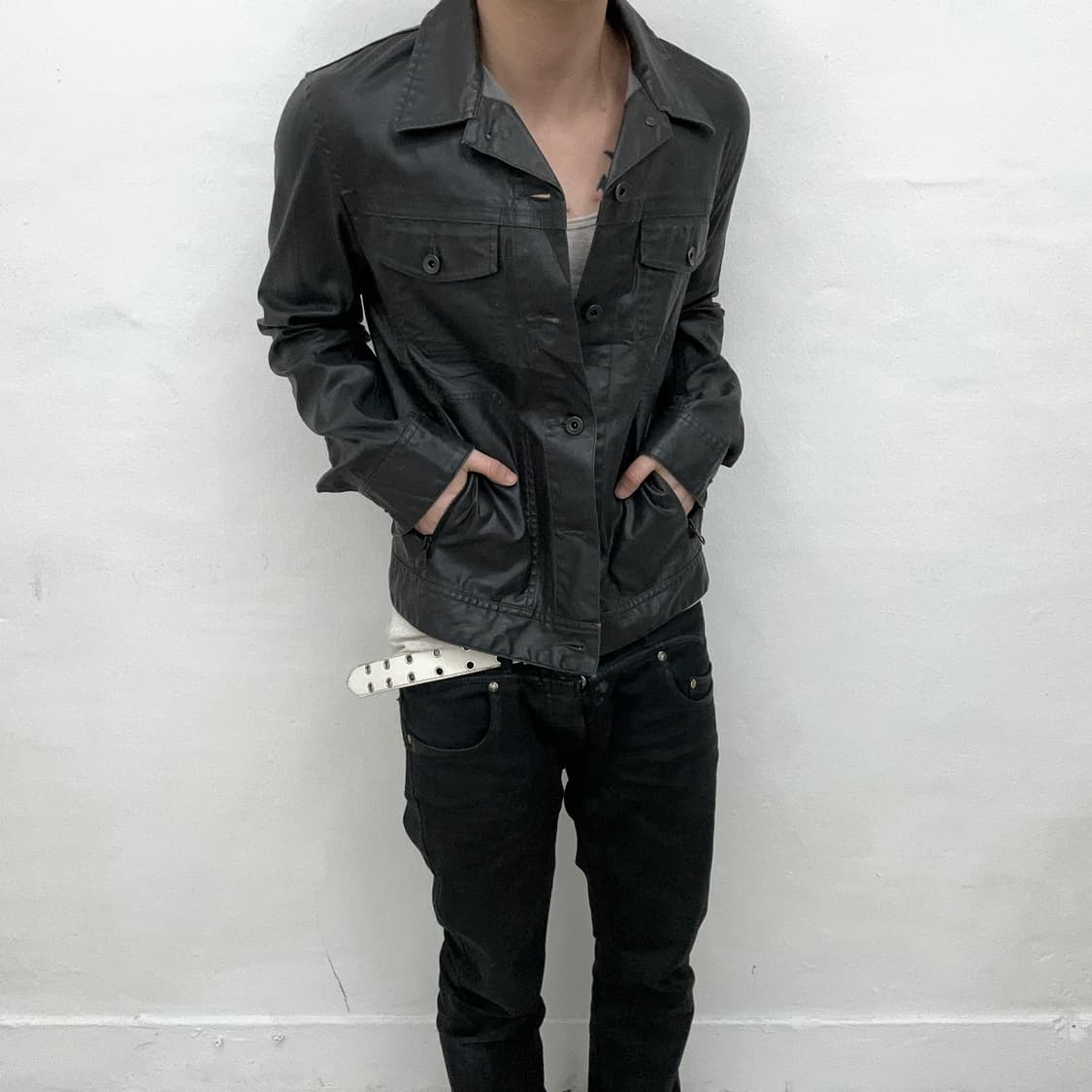 coated cloth coating jacket 상품이미지2