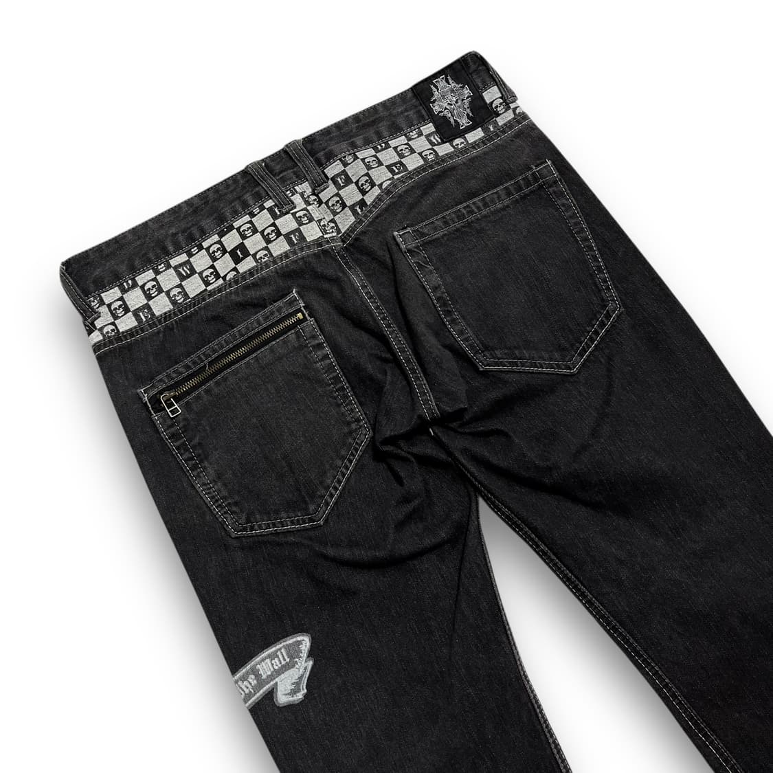 Wild Life 00s Punk Skulls Rock Jeans 상품이미지5