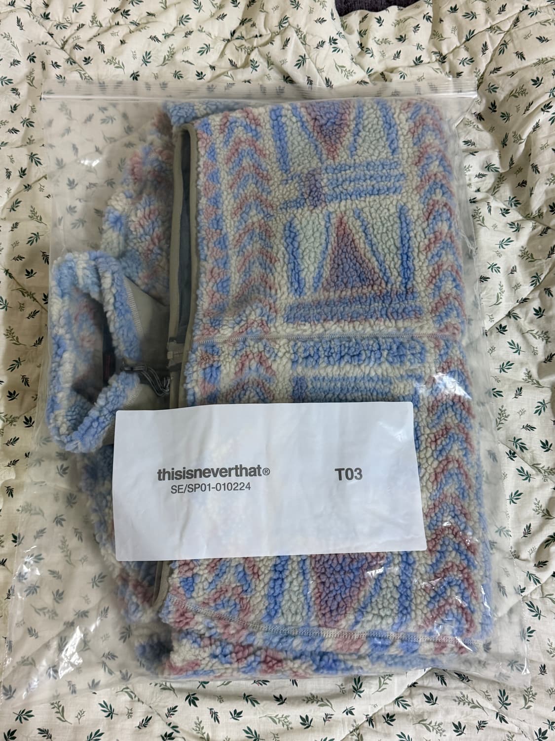 [M] 디스이즈네버댓 쉐르파 플리스 후리스 자켓 스톤 상품이미지2