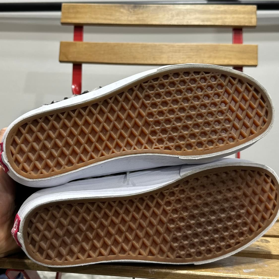 260) 반스 운동화 남성 남자 올드스쿨 체커보드 퍼 블랙 화이트 상품이미지6