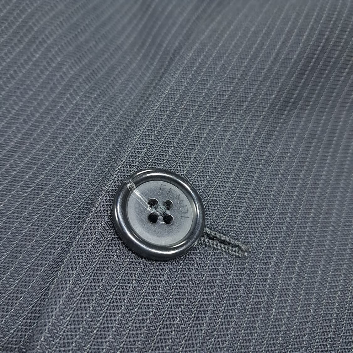 CL483 M 펜디 90s 이태리판 울 네이비 블레이저 자켓 상품이미지3