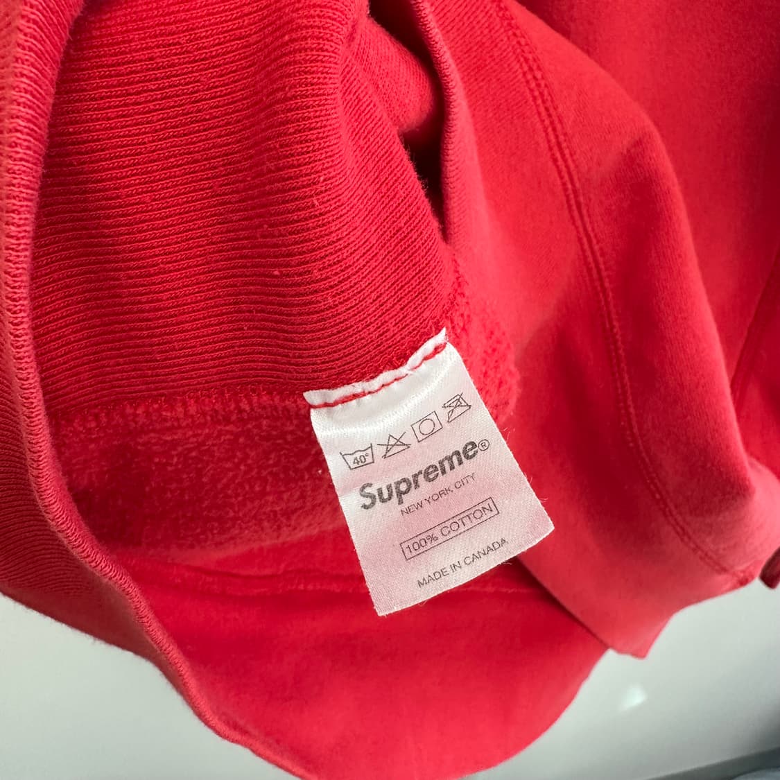 슈프림 클래식 자수 로고 후드티 상품이미지9