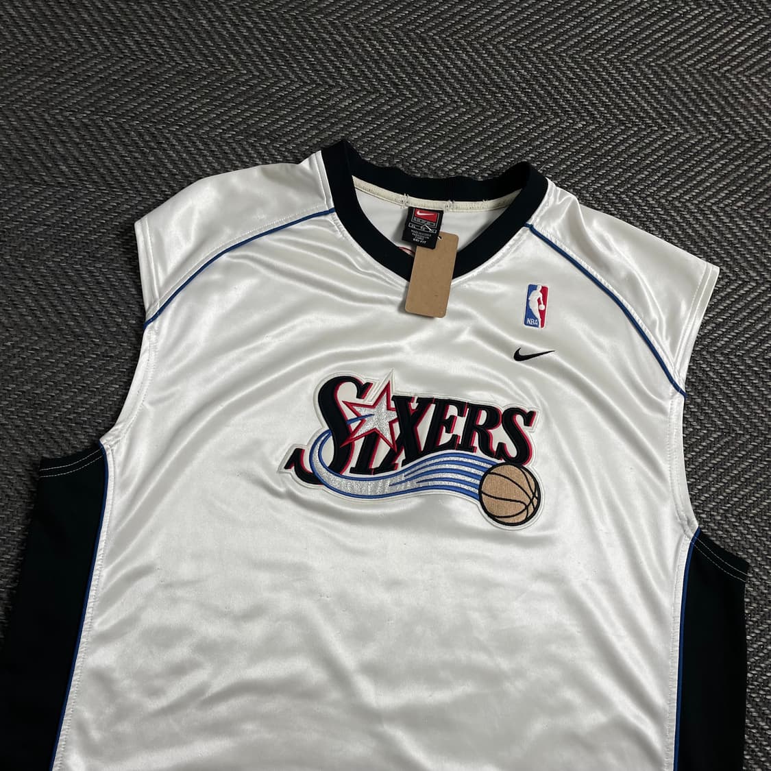 00s 나이키 필라델피아 세븐티식서스 바스켓볼 져지o 4398 상품이미지3
