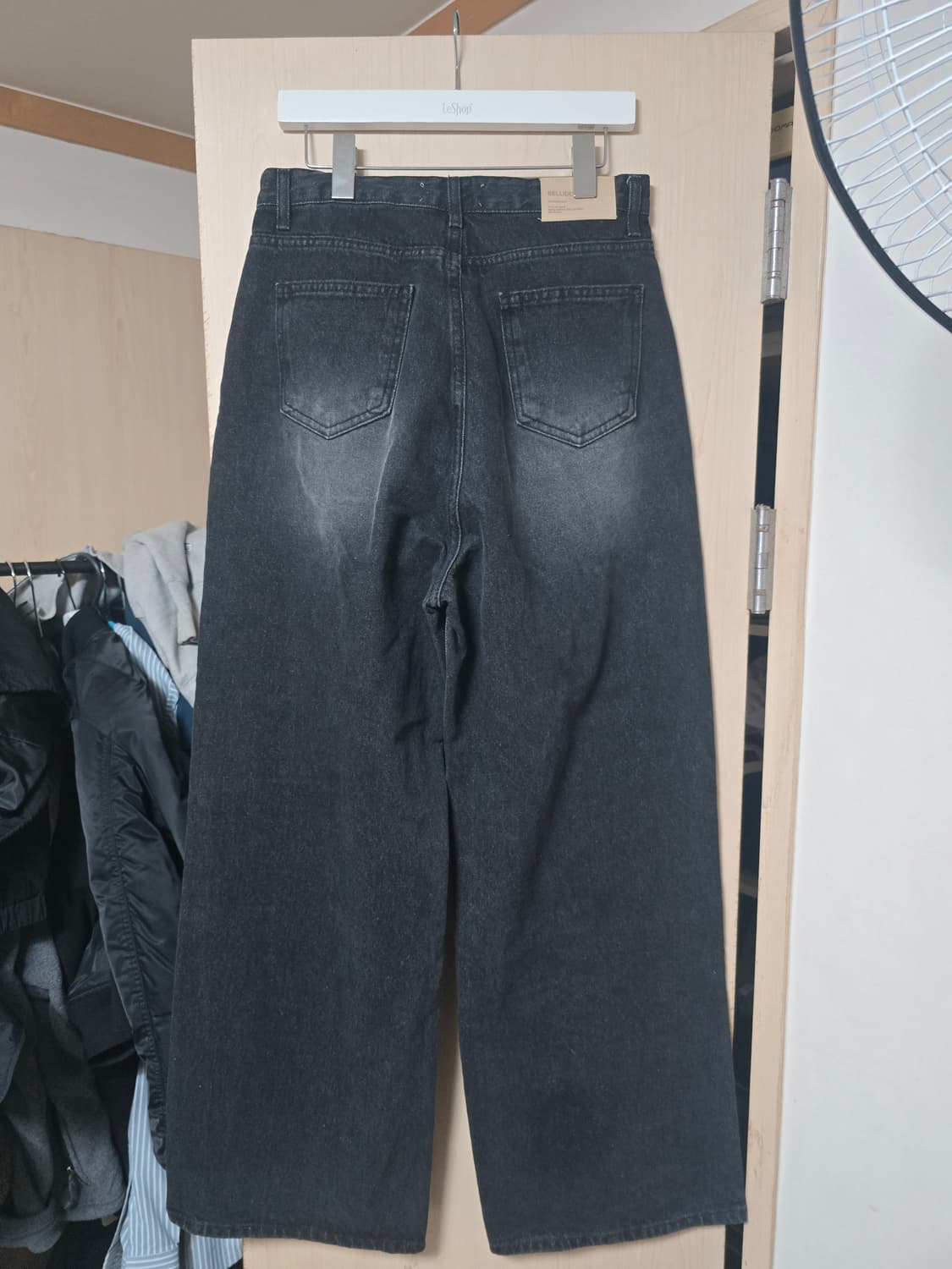 여성 베이델리 오션 와이드 데님팬츠 
흑청 XL  상품이미지2