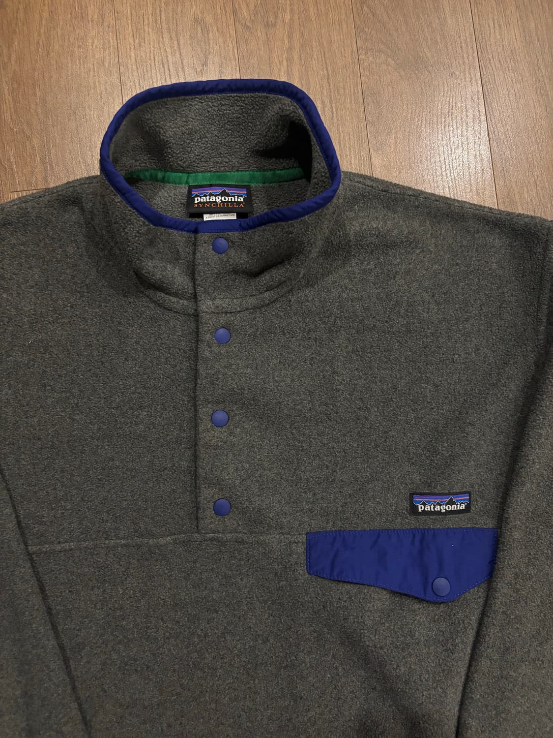 파타고니아 헤비웨이트 신칠라 그레이/블루 M사이즈 상품이미지3