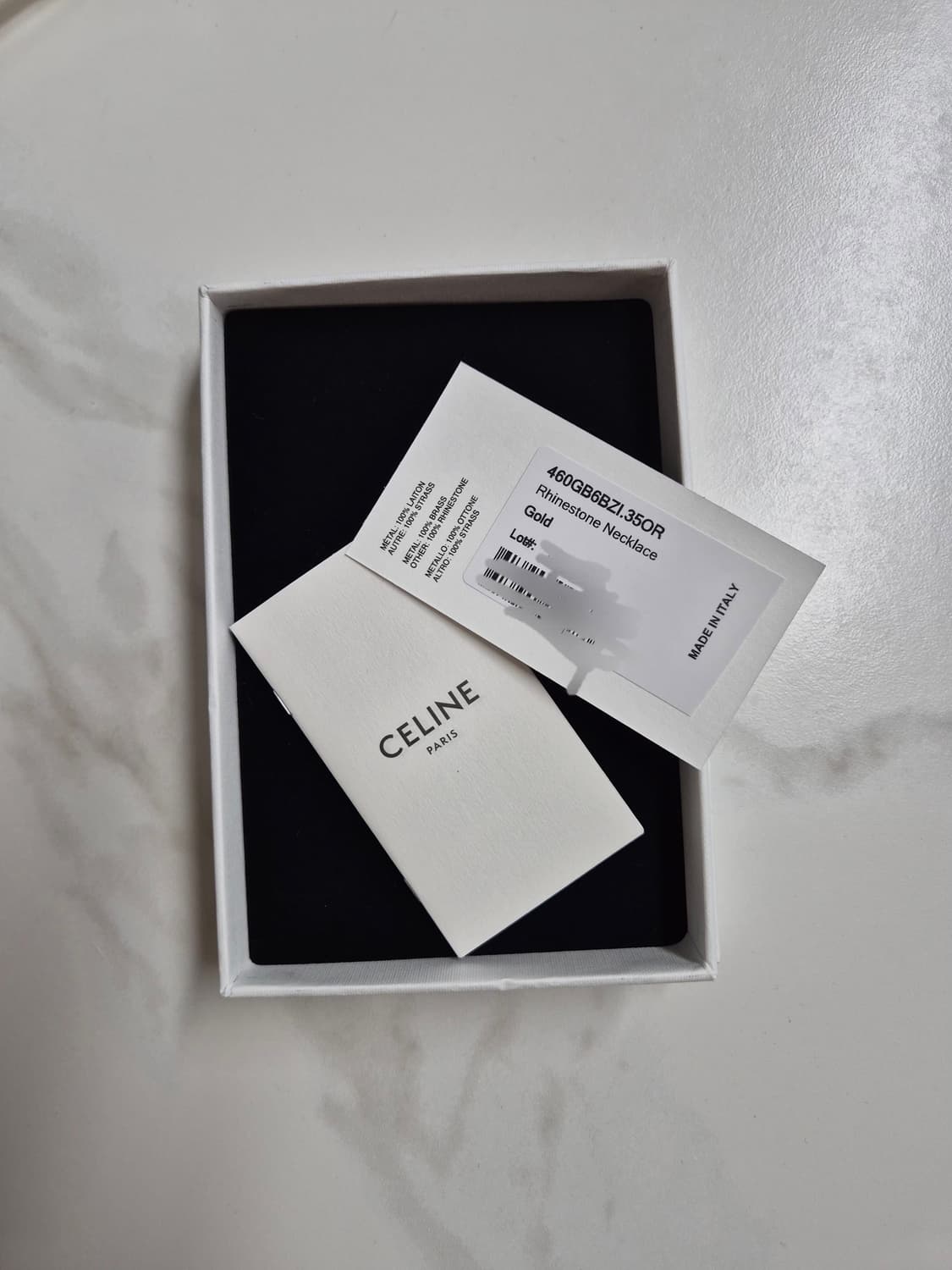 셀린느 트리옹프 목걸이 (풀박스/인보이스) 상품이미지4