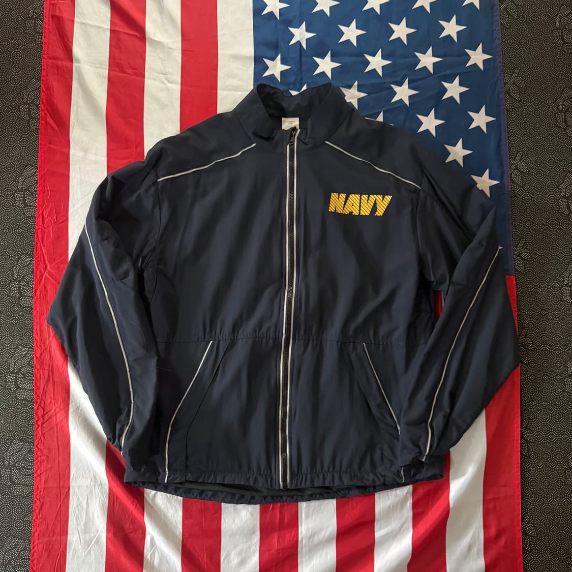 [M] 밀리터리 미 해군 NAVY 바람막이 러닝 자켓 -6 상품이미지1