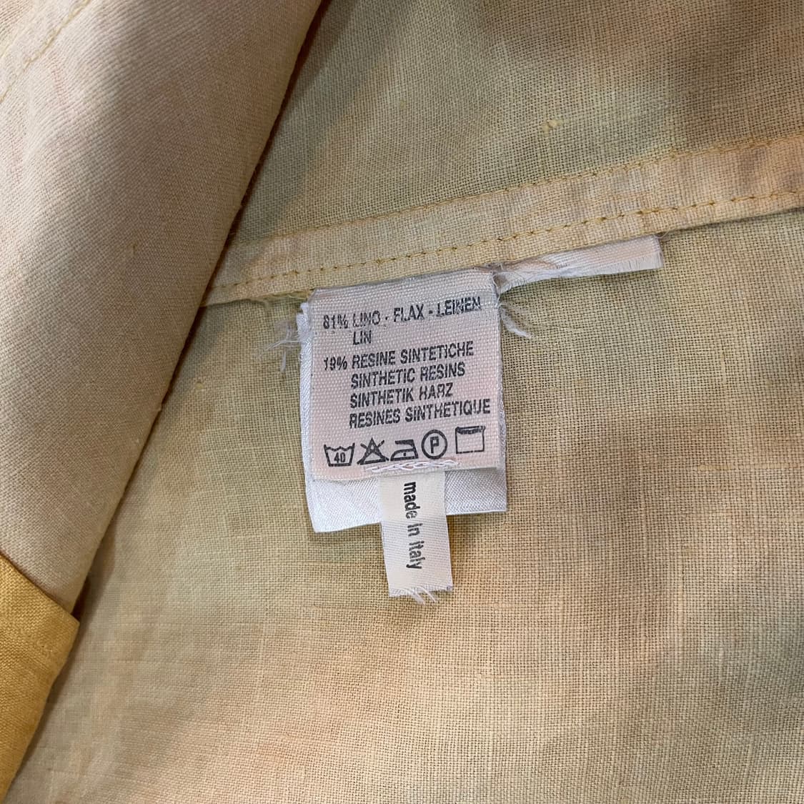 90s 에트로 린넨 코트 상품이미지6