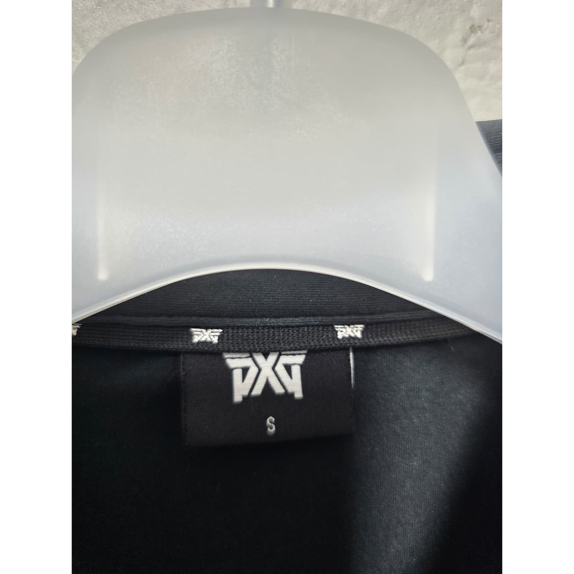 PXG 골프 블랙 긴팔 폴로티 S 상품이미지2