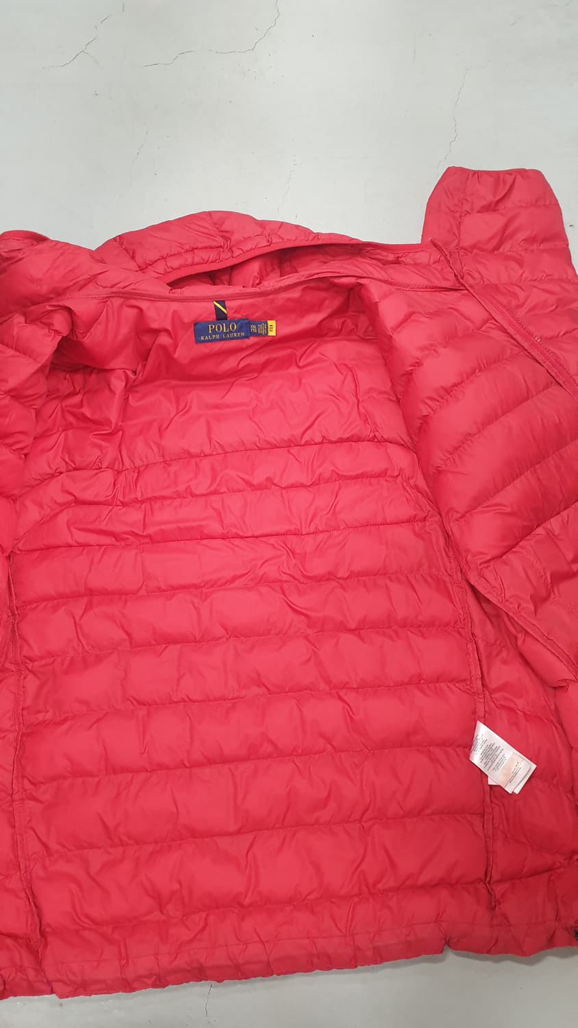 폴로 랄프로렌 남성 레드 경량 패딩 XXL 상품이미지5