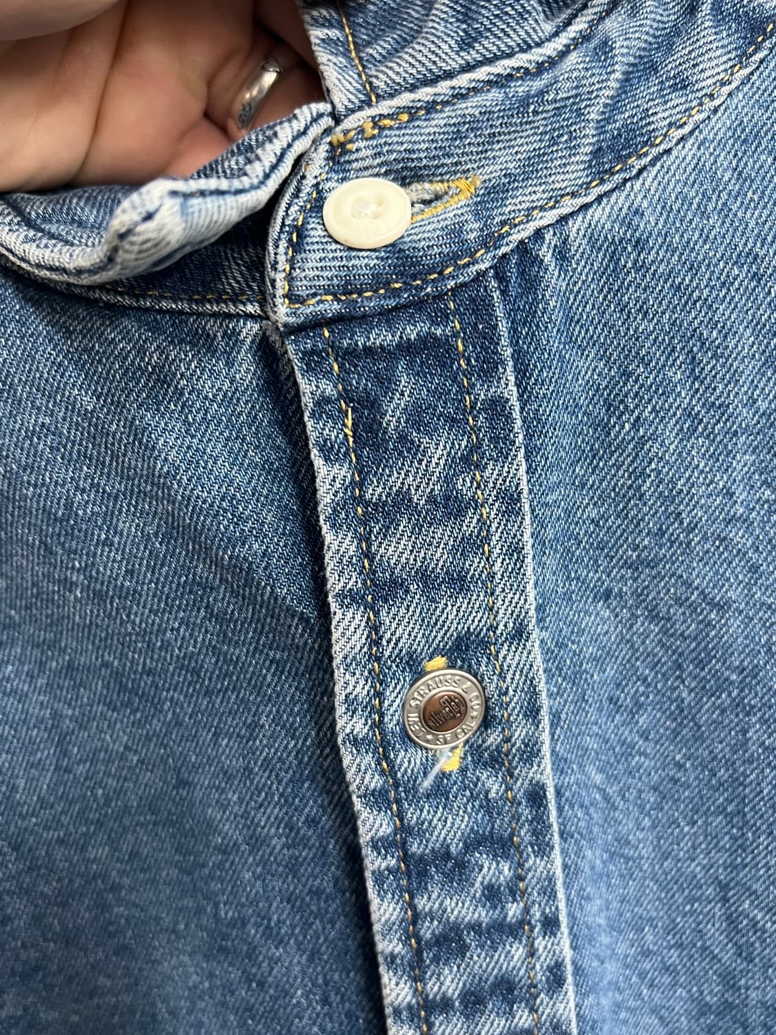 Levis Silver Tab 리바이스 실버탭 오버핏 데님 셔츠 상품이미지4