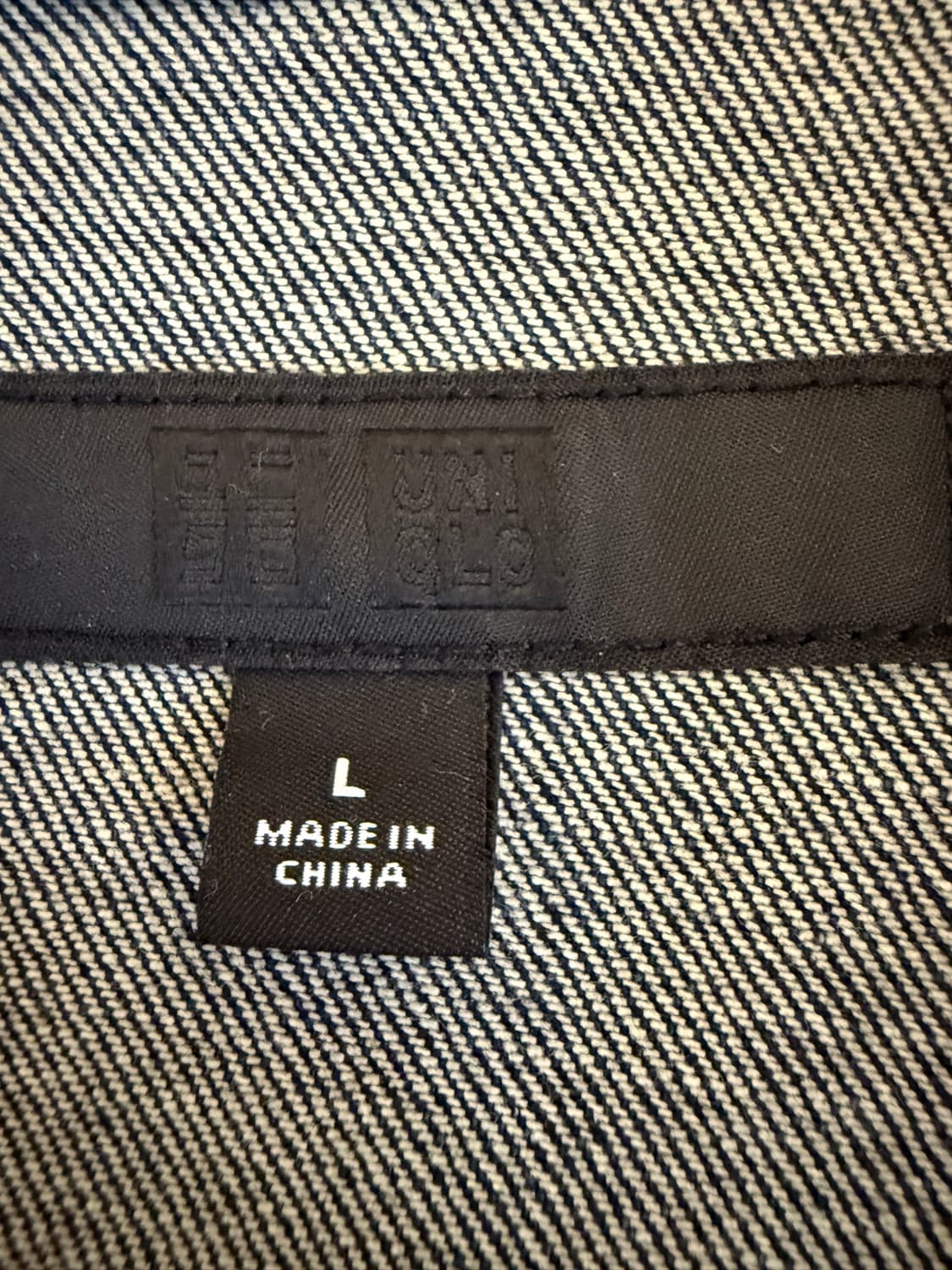 유니클로 빈티지 청자켓 L 상품이미지2