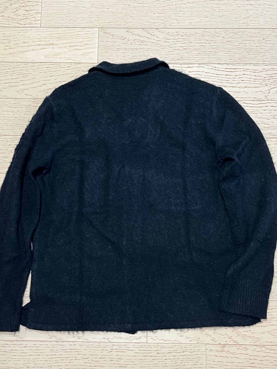 아르켓 울 셔츠 가디건 M 상품이미지7