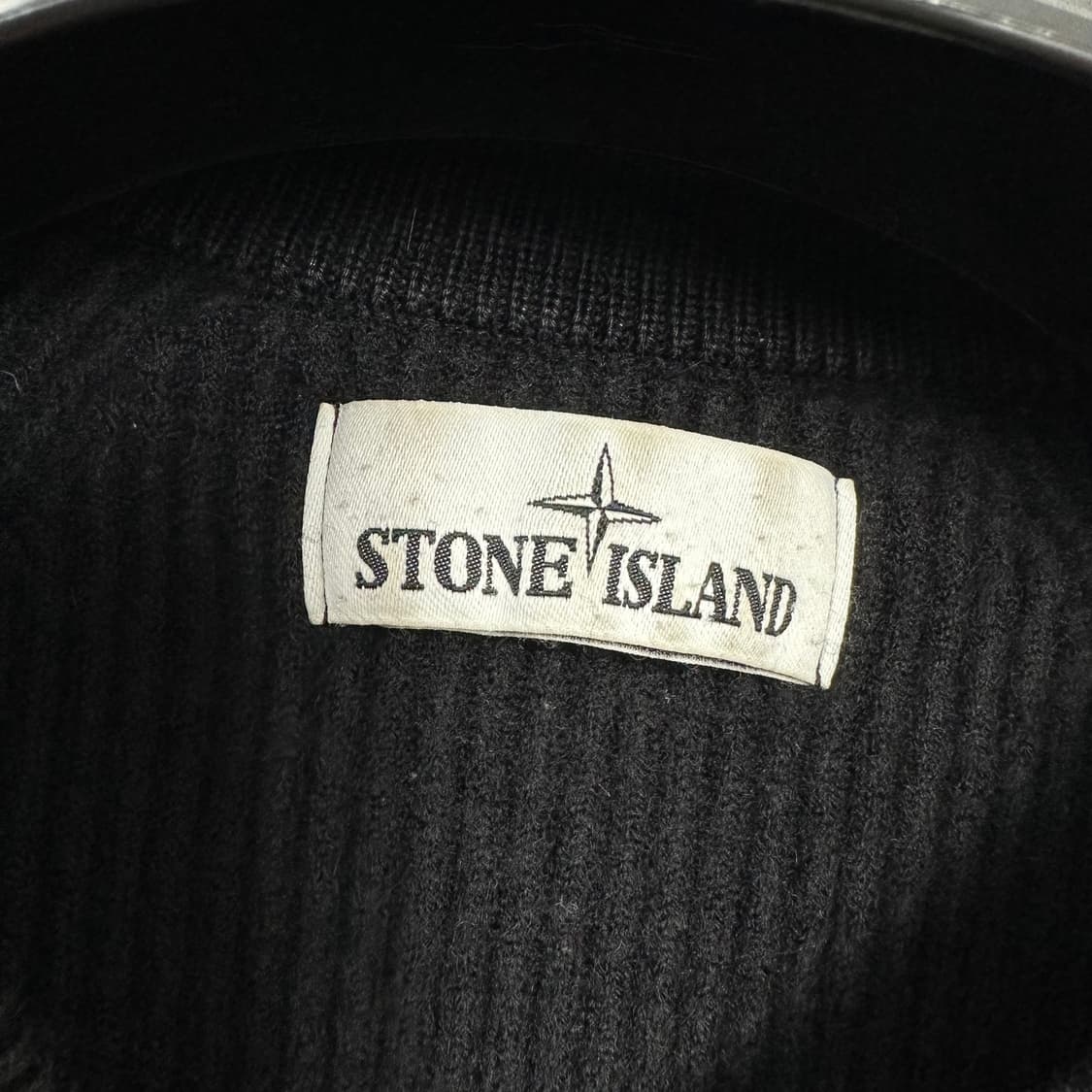 스톤아일랜드 울 크루넥 긴팔 니트 블랙 상품이미지4