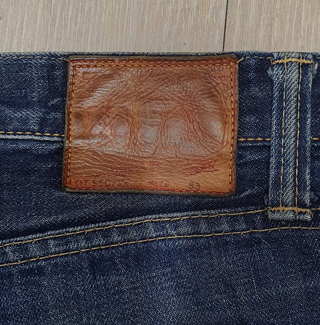 Skull jeans 스컬진 5507xx (32~33) 셀비지 데님 상품이미지7