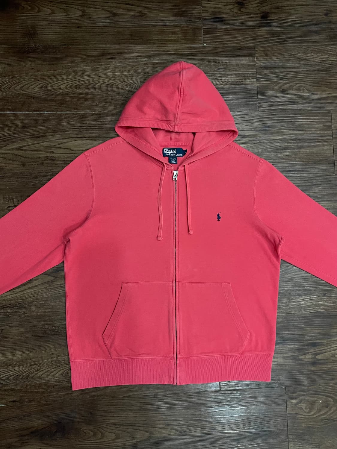 폴로 랄프로렌 핑크 후드집업 상품이미지1