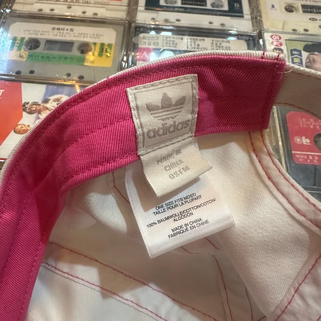 아디다스 핑크 파이어버드 볼캡  상품이미지5