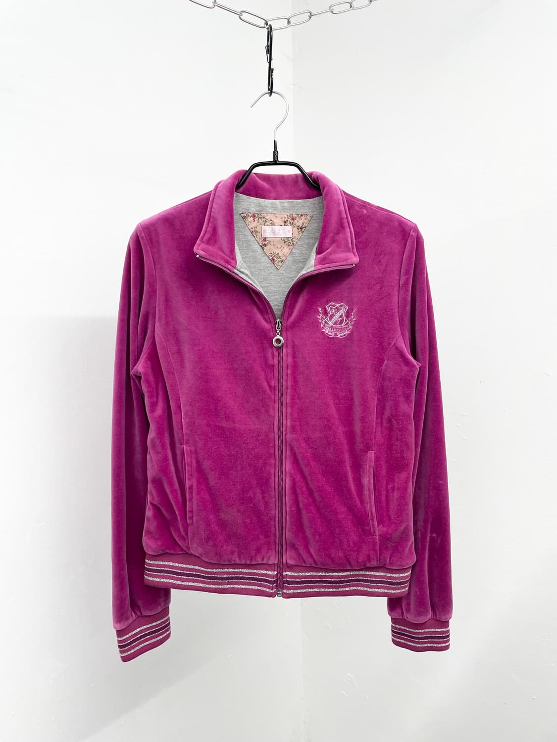 헬로키티 핑크 벨벳 집업 상품이미지5