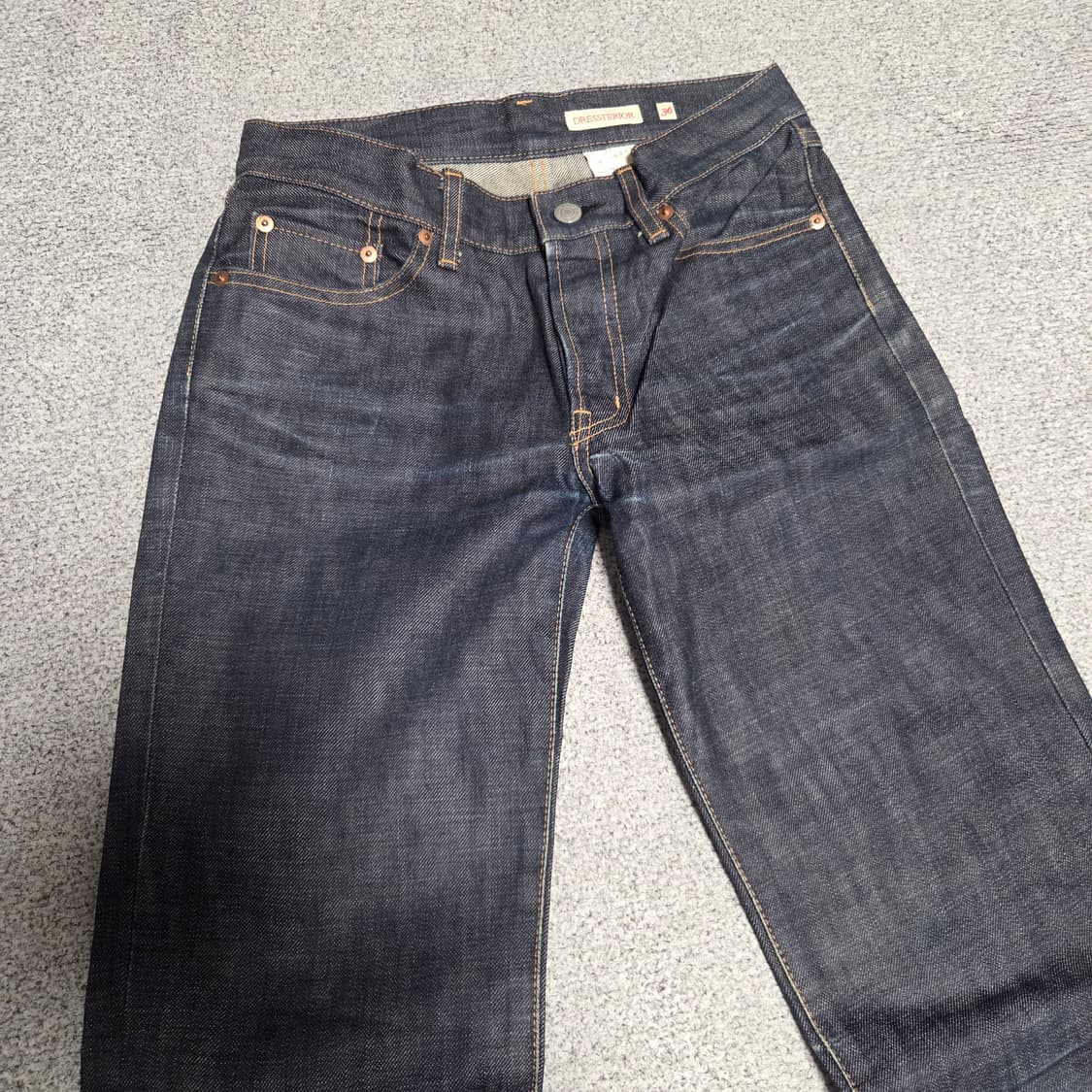 일본제 Dress Terior 생지 데님팬츠 27-28 상품이미지2