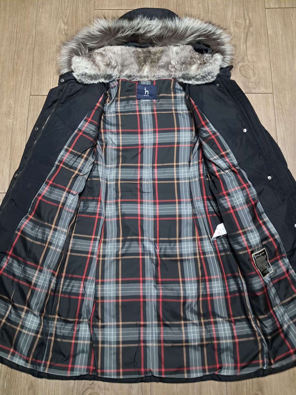 헤지스 폭스퍼 롱패딩 85 상품이미지7