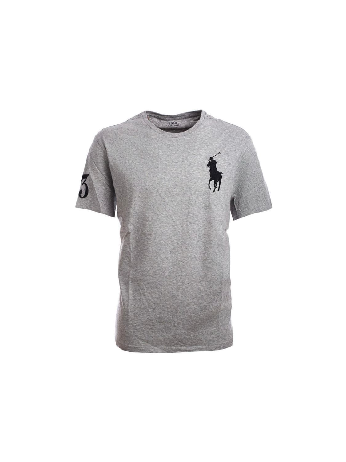 [S] 폴로 랄프로렌 빅포니 라운드넥 반팔 티셔츠 그레이 상품이미지1