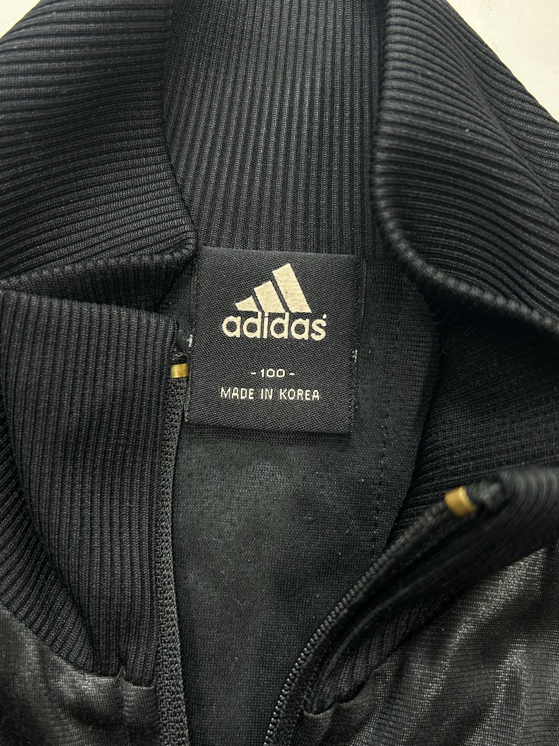 아디다스 블랙 골드 패딩 트랙탑 100 상품이미지6